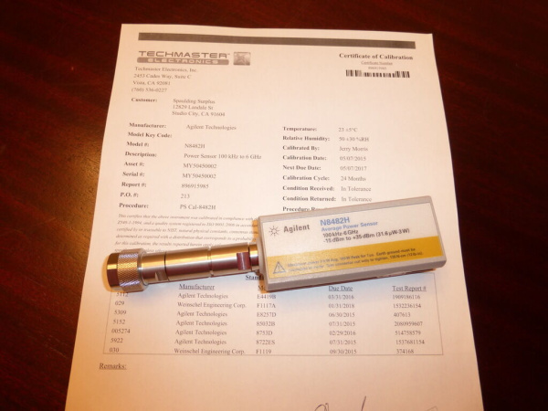 Датчик мощности Agilent/HP N8482H (демонстрационный) купить по низкой цене | МАКСПРОФИТ